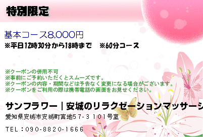 特別限定のクーポンPC